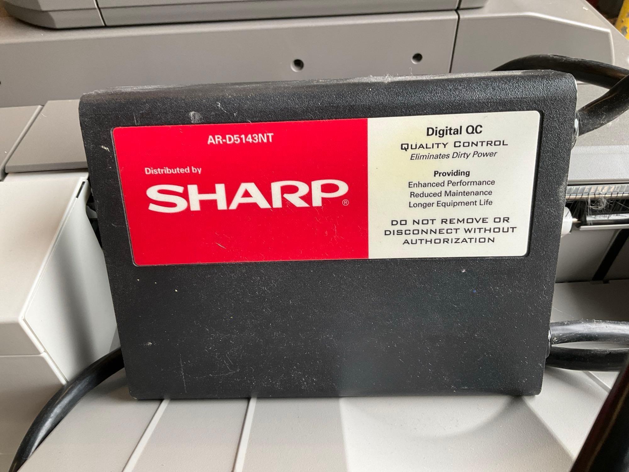 SHARP PRINTER DIGITAL MULTIFUNCTIONAL SYSTEM MODEL MX-M7570; SHARP FINISHER MODEL MX-FN34; SHARP
