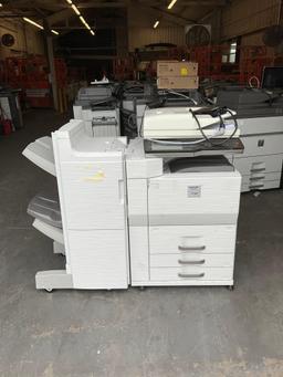 SHARP PRINTER DIGITAL MULTIFUNCTIONAL SYSTEM MODEL MX-M753N; SHARP FINISHER MODEL MX-FN15; SHARP