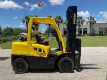 HYSTER FORTIS H80FT FORKLIFT, LP POWERED, APPROX MAX CAPACITY 8200LBS, MAX HEIGHT 167in, TILT, SIDE