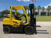 2017 HYSTER FORTIS H80FT FORKLIFT, LP POWERED, APPROX MAX CAPACITY 8000LBS, MAX HEIGHT 143in, TILT,