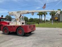 DROTT 85RM2 CRANE, GAS POWERED, ENCLOSED CAB, OUTRIGGERS,...