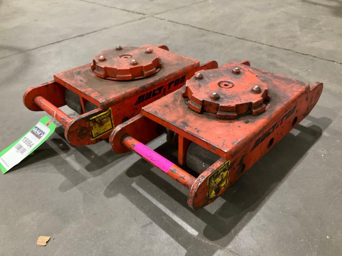( 2 ) MULTI TON HEAVY DUTY MACHINE SKATES...