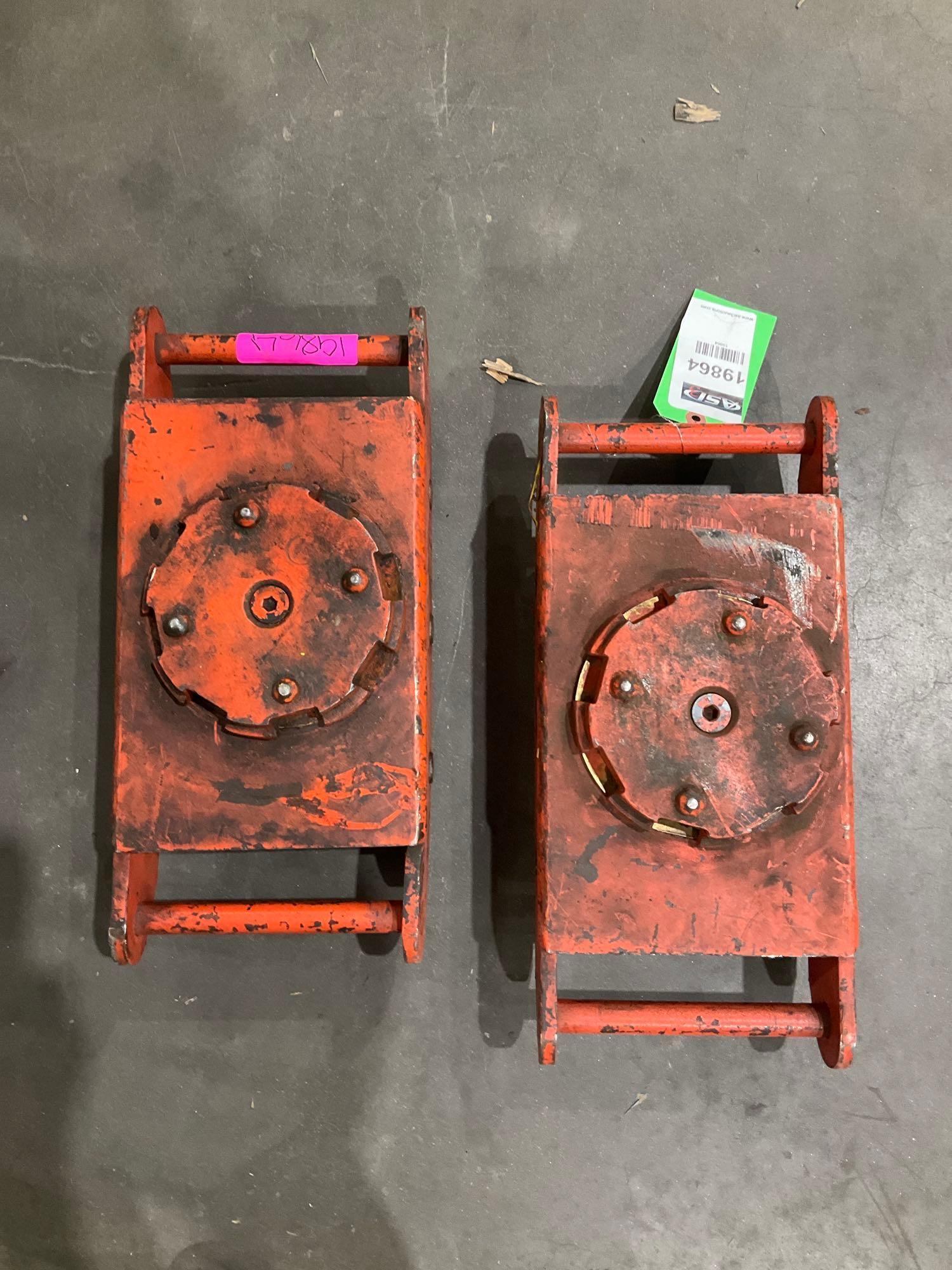 ( 2 ) MULTI TON HEAVY DUTY MACHINE SKATES...