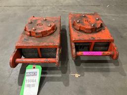 ( 2 ) MULTI TON HEAVY DUTY MACHINE SKATES...