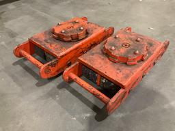 ( 2 ) MULTI TON HEAVY DUTY MACHINE SKATES...