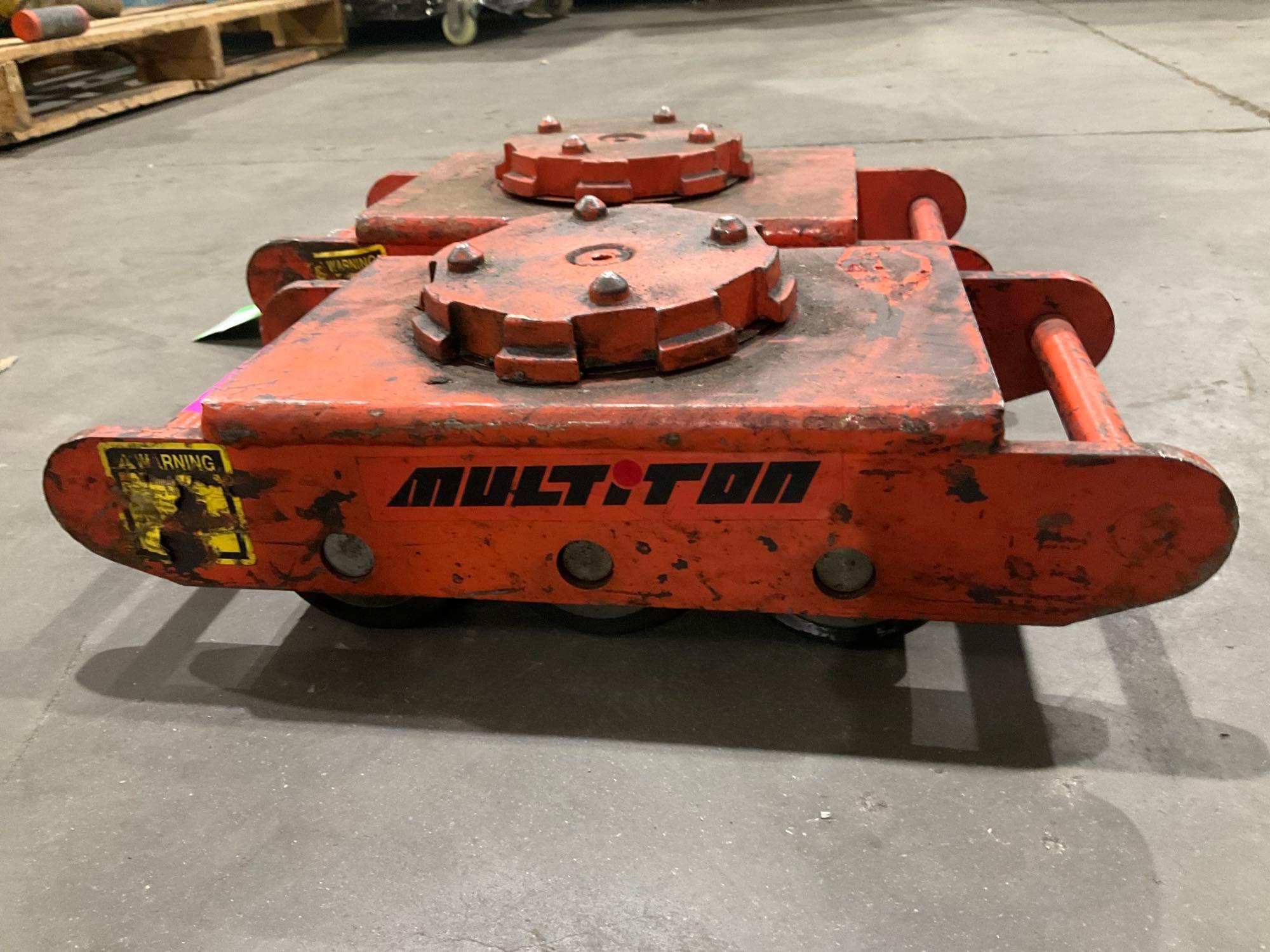 ( 2 ) MULTI TON HEAVY DUTY MACHINE SKATES...