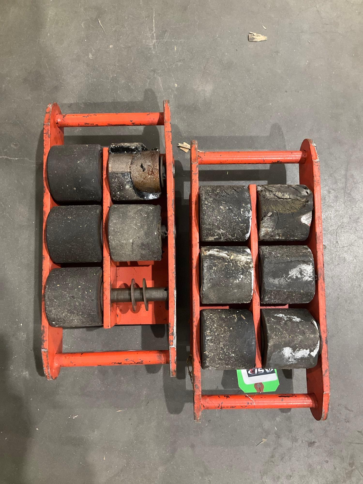 ( 2 ) MULTI TON HEAVY DUTY MACHINE SKATES...