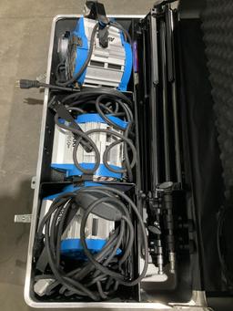 ARRI 650 PLUS LIGHTS IN CARRYING CASE...