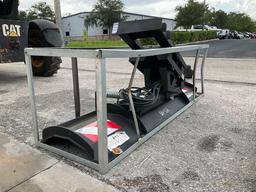 UNUSED 2024 SNOW BUCKET ATTACHMENT MODEL 003-17-86-001 FOR UNIVERSAL SKID STEER...