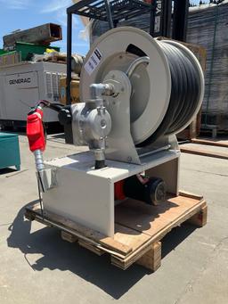 UNUSED HIGH ACCURACY METER WITH 12V DIESEL PUMP, APPROX 50FT