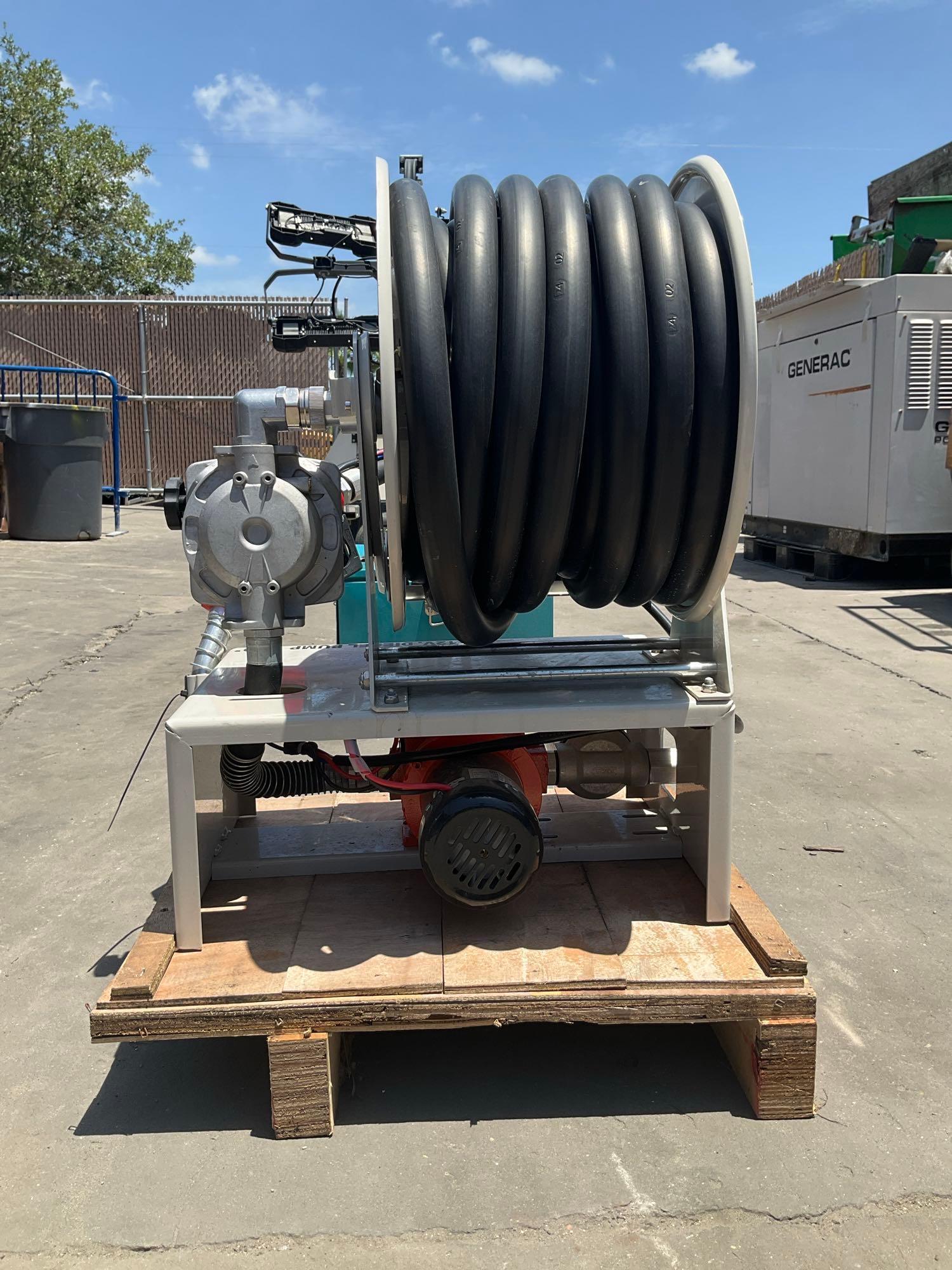 UNUSED HIGH ACCURACY METER WITH 12V DIESEL PUMP, APPROX 50FT