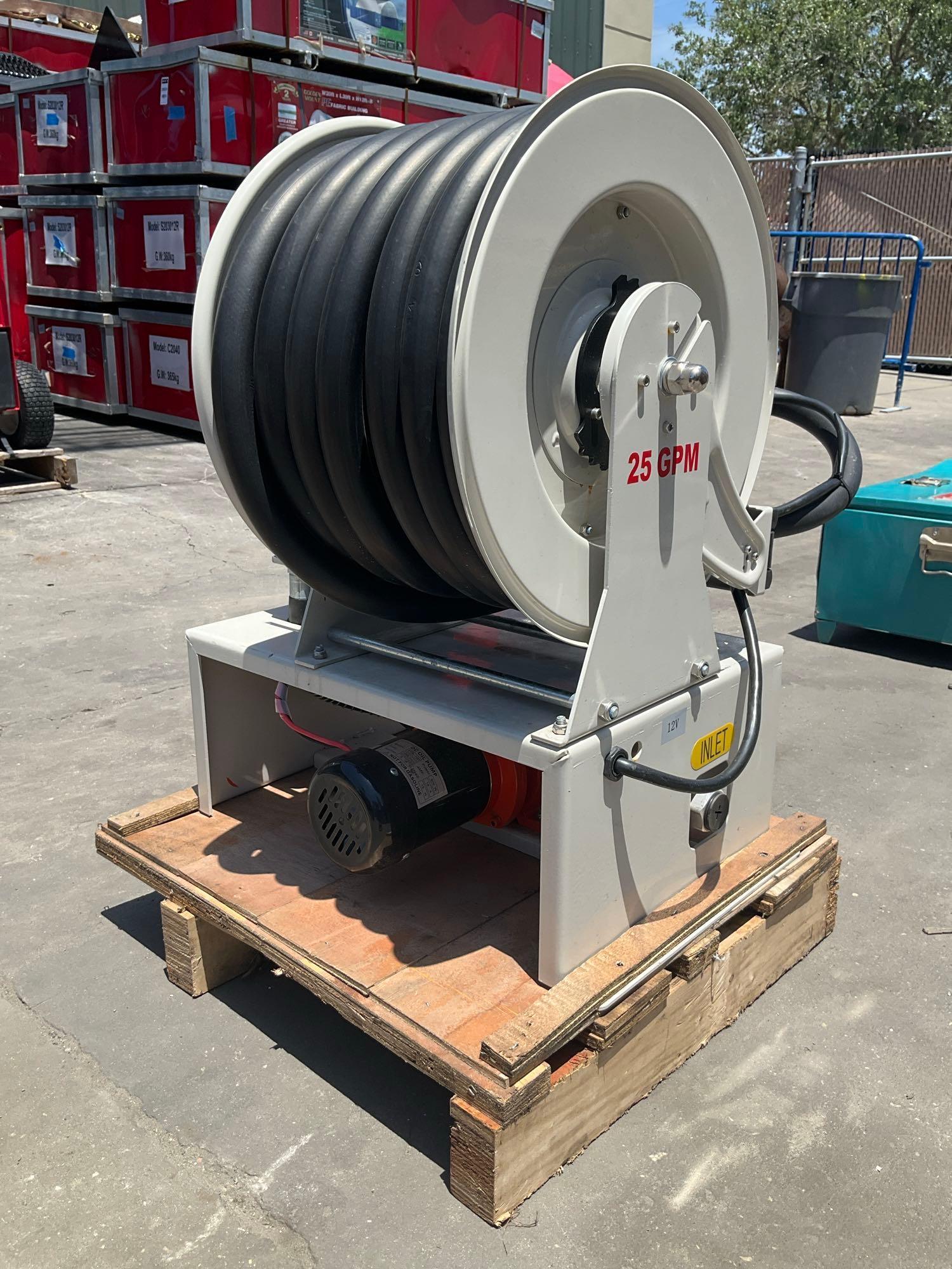 UNUSED HIGH ACCURACY METER WITH 12V DIESEL PUMP, APPROX 50FT