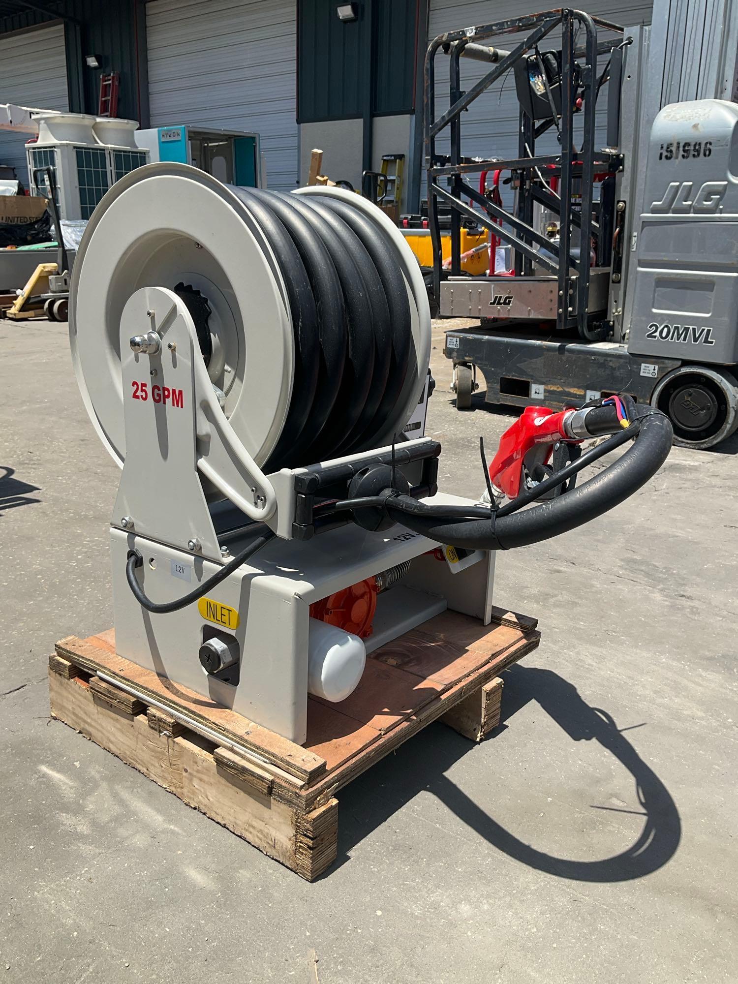 UNUSED HIGH ACCURACY METER WITH 12V DIESEL PUMP, APPROX 50FT
