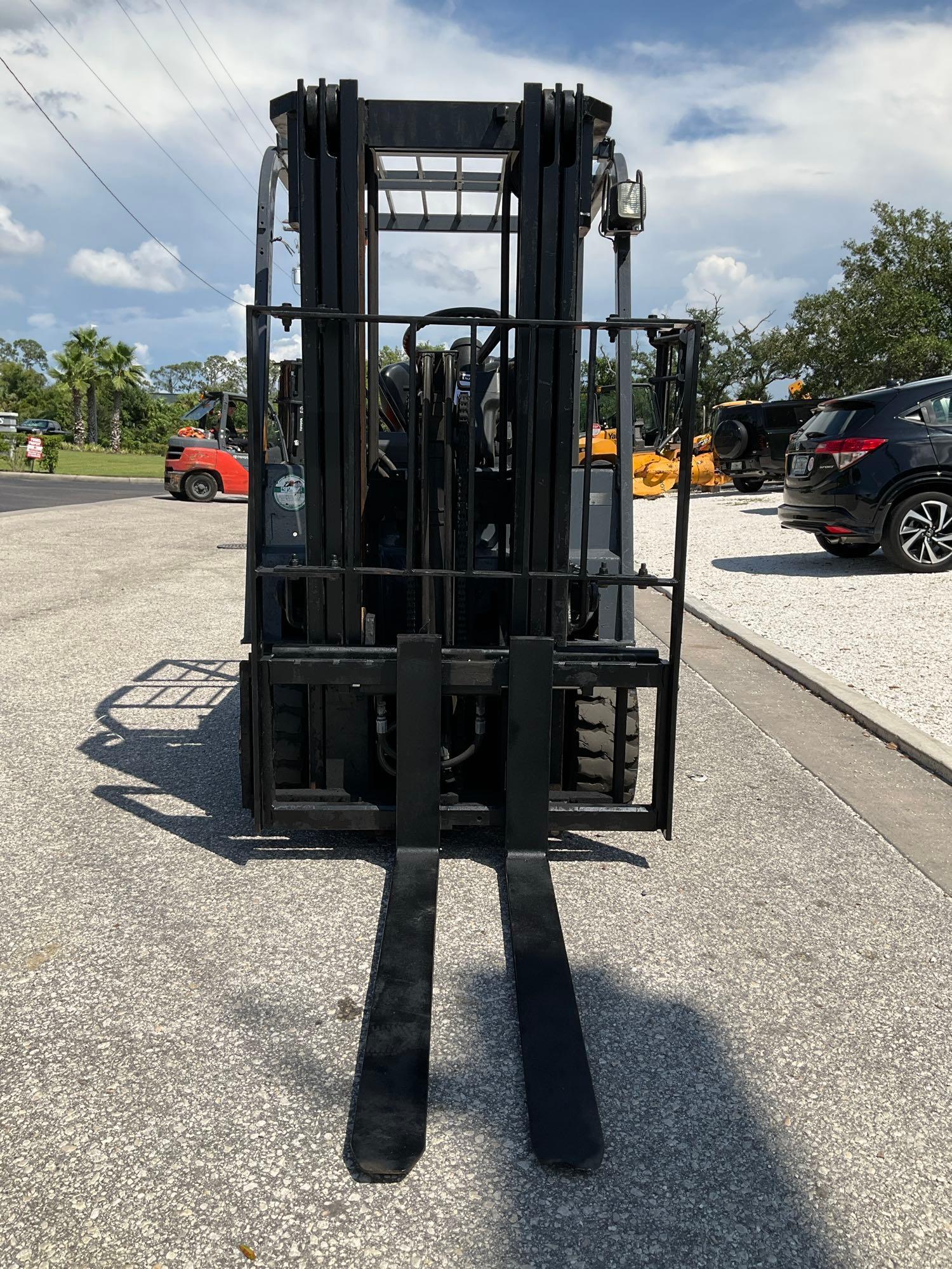 TOYOTA FORKLIFT MODEL 5FBE15, ELECTRIC, APPROX MAX CAPACITY 2800, MAX HEIGHT 107IN, TILT, SIDE SH...