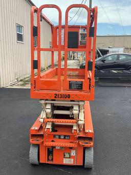 2018 SNORKEL SCISSOR LIFT MODEL S3219E ANSI , ELECTRIC, APPROX MAX PLATFORM HEIGHT 19FT, NON MARK...