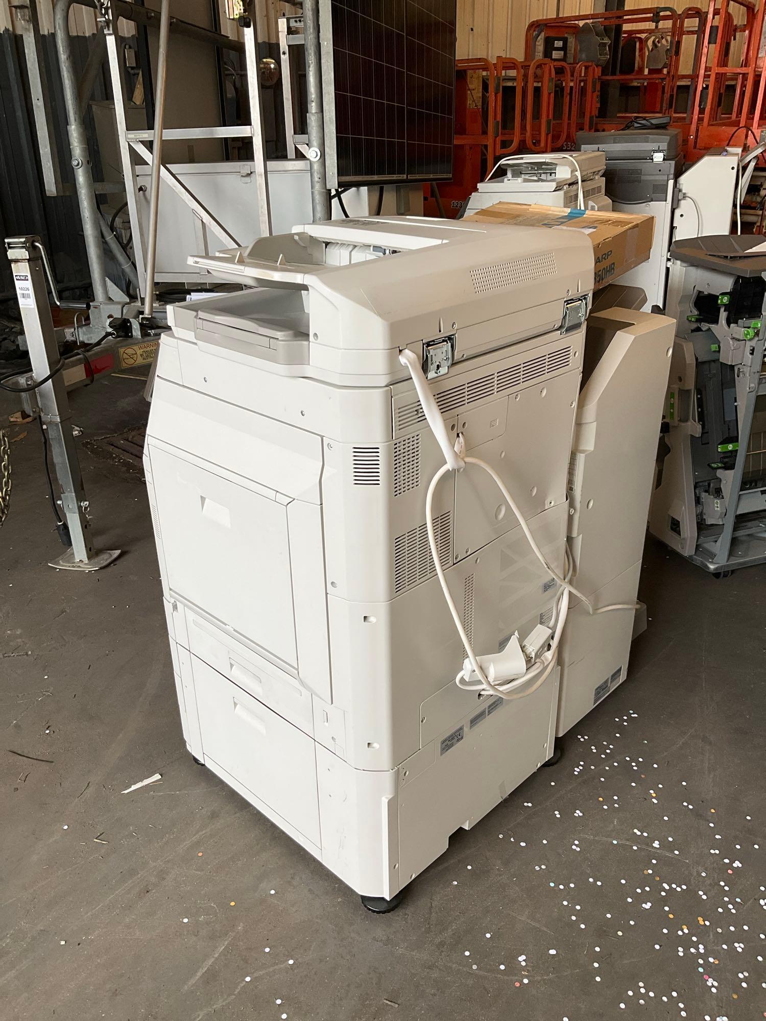 SHARP PRINTER DIGITAL MULTIFUNCTIONAL SYSTEM MODEL MX-M5070; SHARP FINISHER MODEL MX-FN30; SHARP