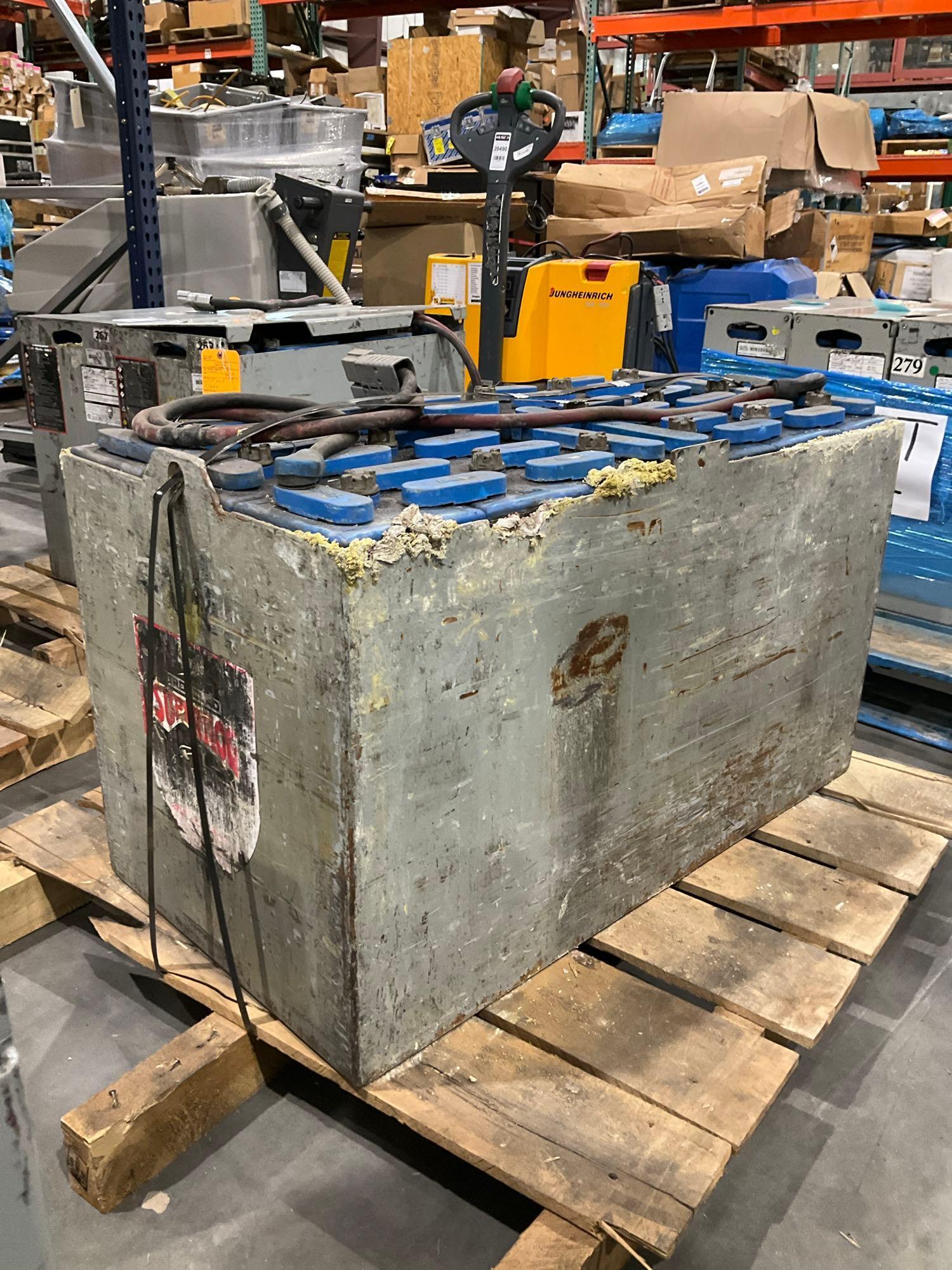( 1 ) ENERSYS IRONCLAD SUPERHOG 36V BATTERY...