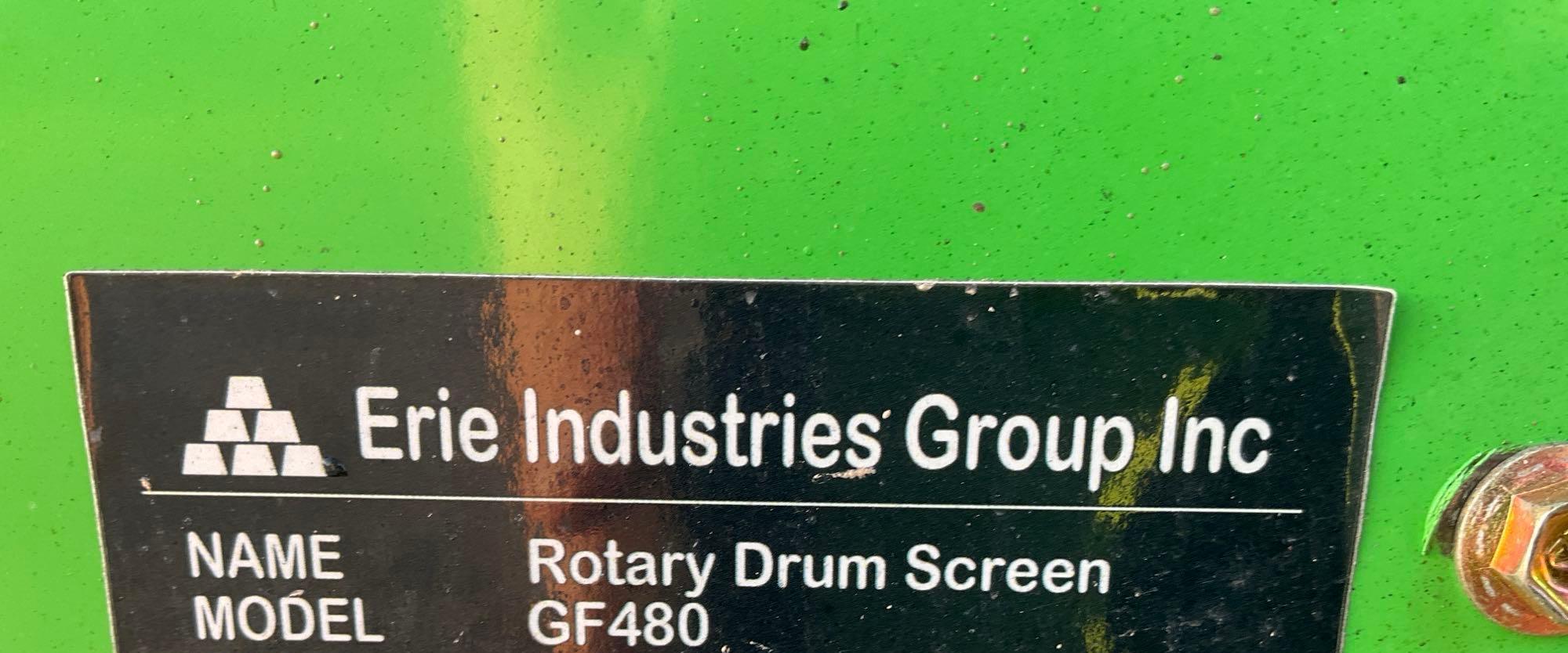 UNUSED 2024 EINGP ROTARY DRUM SCREEN MODEL GF480, ELECTRIC, 3 PHASE, 480V, 4 KW, APPROX DRUM DIA