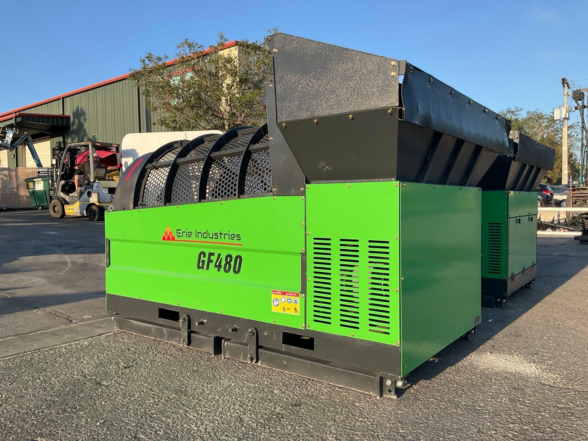 UNUSED 2024 EINGP ROTARY DRUM SCREEN MODEL GF480, ELECTRIC, 3 PHASE, 480V, 4 KW, APPROX DRUM DIA