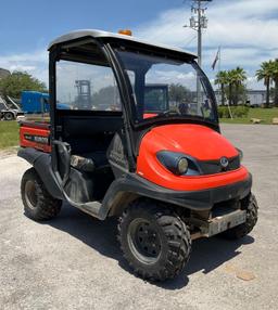 2016 KUBOTA RTV400CI UTV, GAS POWERED, 4x4, DUMP BED, HITCH, BILL OF SALE ONLY, RUNS AND DRIVES