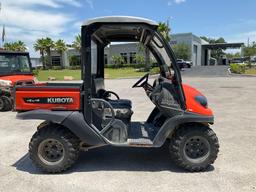 2016 KUBOTA RTV400CI UTV, GAS POWERED, 4x4, DUMP BED, HITCH, BILL OF SALE ONLY, RUNS AND DRIVES