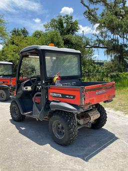 2016 KUBOTA RTV400CI UTV, GAS POWERED, 4x4, DUMP BED, HITCH, BILL OF SALE ONLY, RUNS AND DRIVES