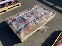UNUSED LANDHONOR RATCHET BINDERS & CHAINS SET MODEL LHR-RC5400, 8 BINDERS (5,400LB) & 16 G70 5/16...