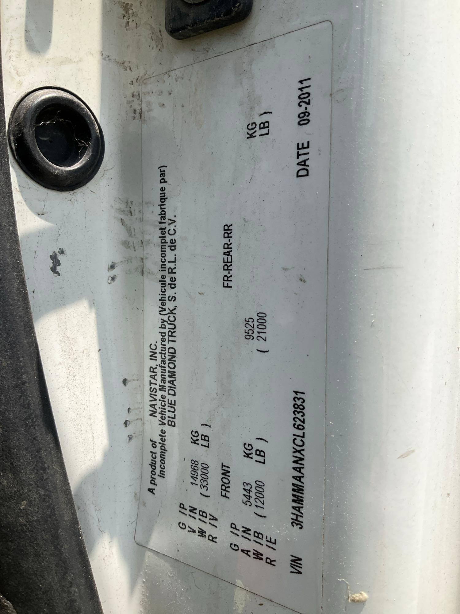 2012 INTERNATIONAL DURASTAR...4300 SBA 4X2 BOX TRUCK, DIESEL , ETRACK, MICKEY TRUCKS BODIES MODEL...