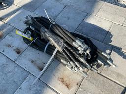 ( 1 ) BUNDLE OF UNUSED HYDRAULIC HOSES FOR EXCAVATOR