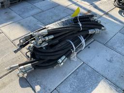 ( 1 ) BUNDLE OF UNUSED HYDRAULIC HOSES FOR EXCAVATOR