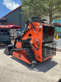 UNUSED...AGROTK MINI SKID STEER LOADER MODEL AGT-YF2-380, GAS POWERED, ELECTRIC START, RUBBER TRA...