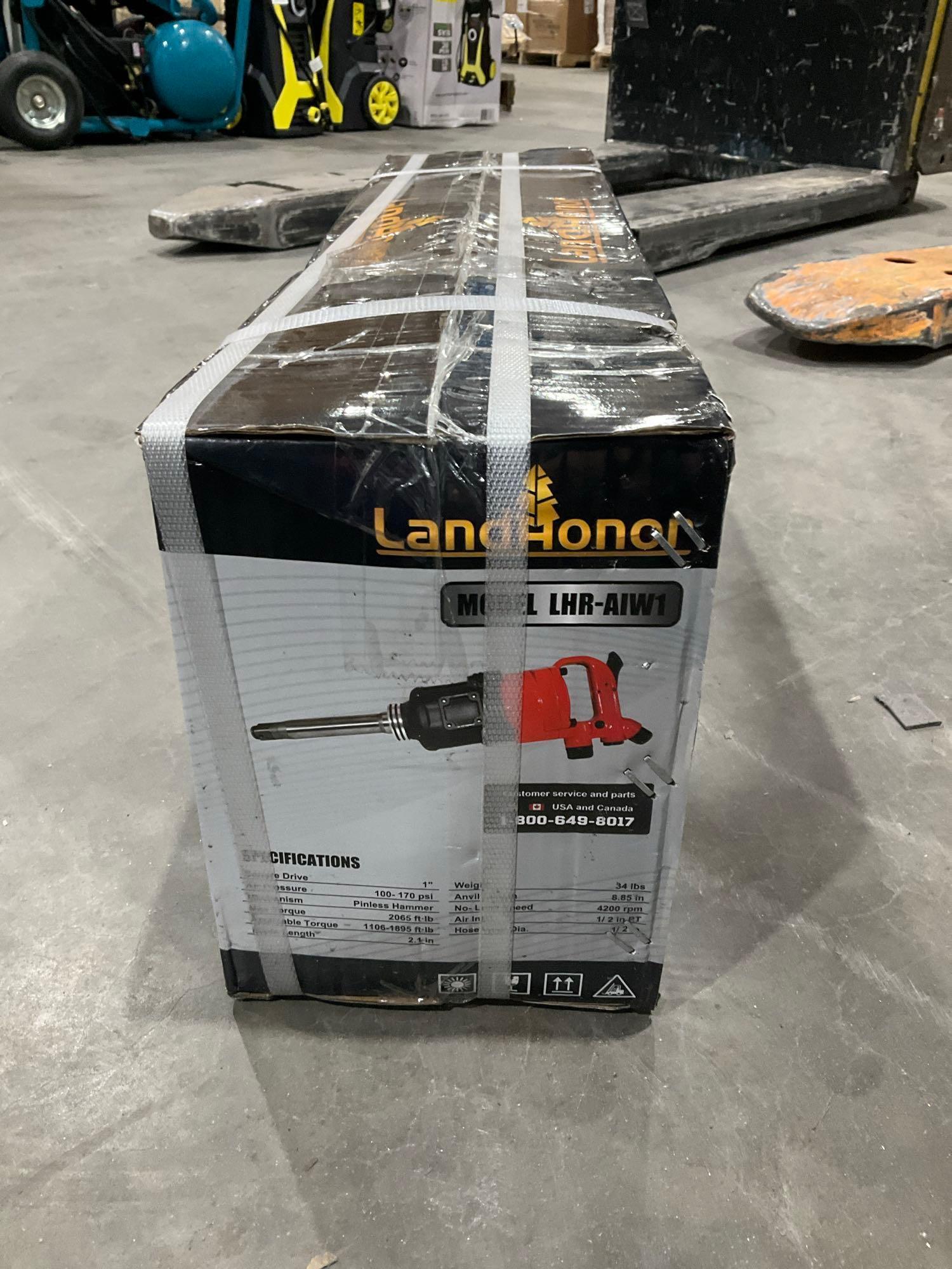 UNUSED LANDHONOR 1in AIR IMPACT WRENCH MODEL LHR-AIW1