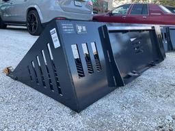 UNUSED 2023 LANDHONOR 78in ROCK BUCKET ATTACHMENT MODEL RB-14-78W FOR UNIVERSAL SKID STEER...( PL...