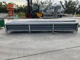 UNUSED UPVC RIGID NON-METALLIC CONDUIT, APPROX 2-1/2in x 10FT, APPROX 68 IN BUNDLE