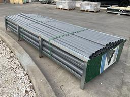UNUSED UPVC RIGID NON-METALLIC CONDUIT, APPROX 2-1/2in x 10FT, APPROX 68 IN BUNDLE
