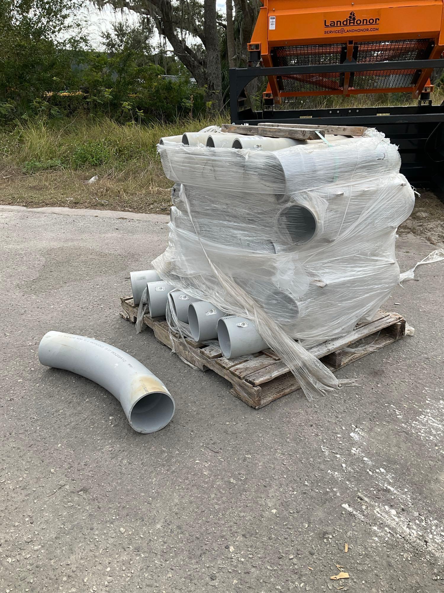 PALLET OF UNUSED 6IN... SCHEDULE 40 PVC