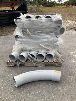 PALLET OF UNUSED 6IN... SCHEDULE 40 PVC