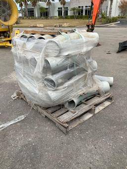 PALLET OF UNUSED 6IN... SCHEDULE 40 PVC