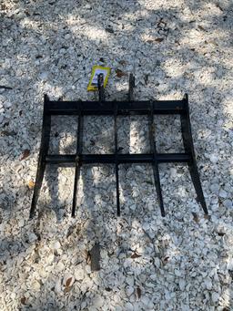 ( 1 ) UNUSED RAKE... ATTACHMENT FOR MINI EXCAVATOR