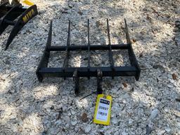 ( 1 ) UNUSED RAKE... ATTACHMENT FOR MINI EXCAVATOR