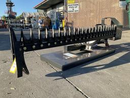 UNUSED 2024 WOLVERINE SICKIE BAR MOWER ATTACHMENT MODEL SBM-12-72W FOR UNIVERSAL SKID STEER( PLEASE