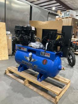 UNUSED EAGLE AIR COMPRESSOR MODEL 9G30TRKE-H, GAS POWERED, HONDA GX 270 MOTOR, APPROX 150 MAX RATED
