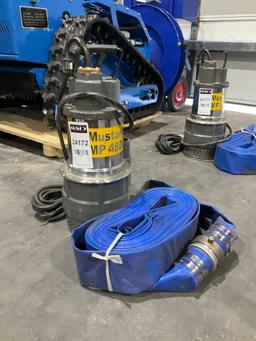 UNUSED 2in SUBMERSIBLE MUSTANG MP4800 PUMP WITH 50' HOSE
