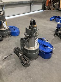 UNUSED 2in SUBMERSIBLE MUSTANG MP4800 PUMP WITH 50' HOSE