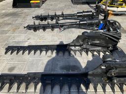 ( 1 ) UNUSED 2025VICSEC HEDGE TRIMMER ATTACHMENT FOR EXCAVATOR, FITS 1-2TON EXCAVATOR