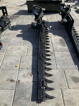( 1 ) UNUSED 2025VICSEC HEDGE TRIMMER ATTACHMENT FOR EXCAVATOR, FITS 1-2TON EXCAVATOR