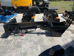 ( 1 ) UNUSED 2025GIYI STRAIGHT DIGGING ARM MODEL GY-ZWB, FITS MINI SKID STEER LOADER