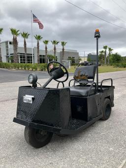 EZGO TEXTRON XI-835S, ELECTRIC, APPROX 24V, NEW BATTERY, APPROX RATED CAPACITY 550LBS, BILL OF SALE