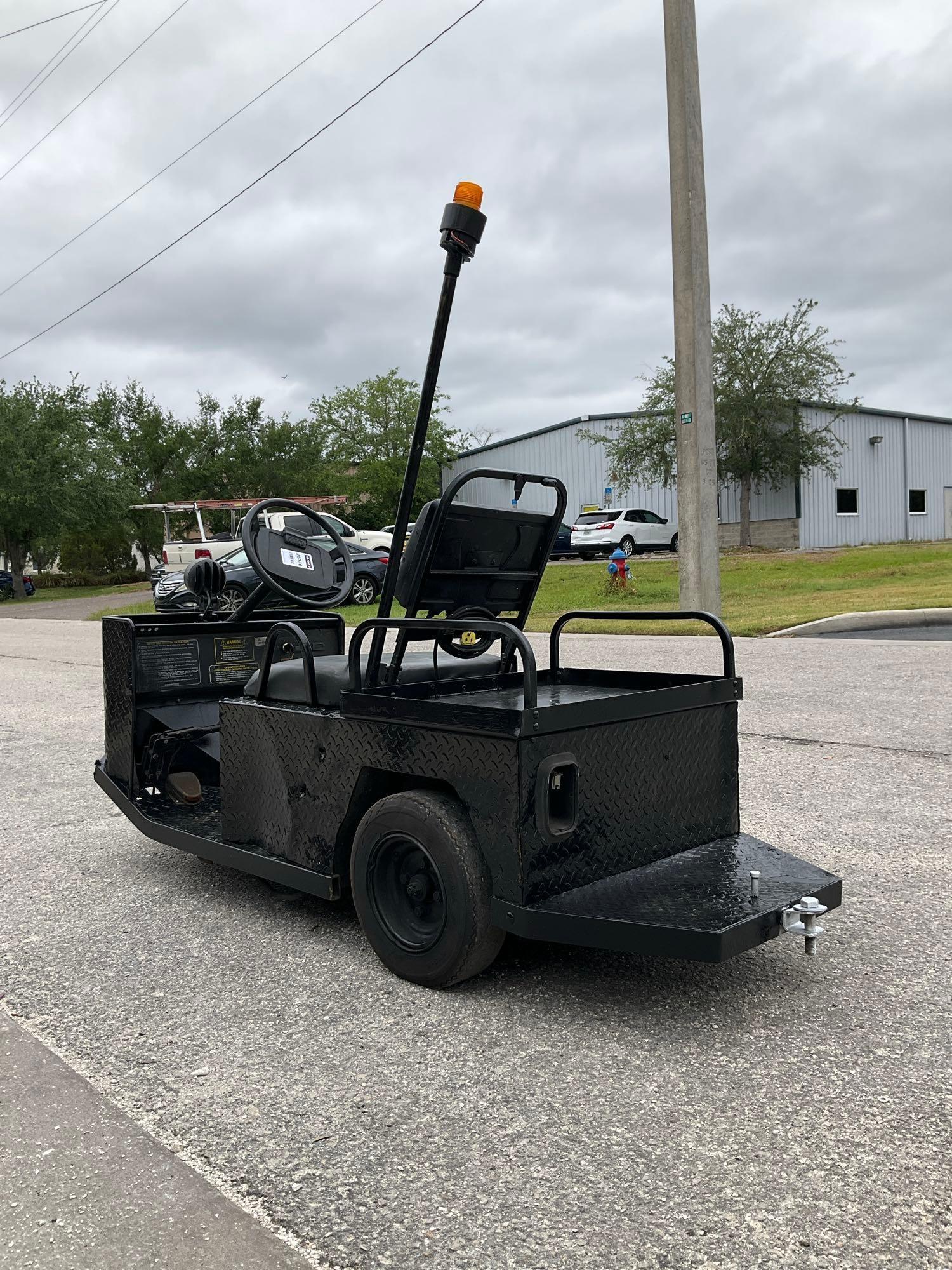EZGO TEXTRON XI-835S, ELECTRIC, APPROX 24V, NEW BATTERY, APPROX RATED CAPACITY 550LBS, BILL OF SALE