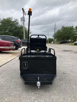EZGO TEXTRON XI-835S, ELECTRIC, APPROX 24V, NEW BATTERY, APPROX RATED CAPACITY 550LBS, BILL OF SALE